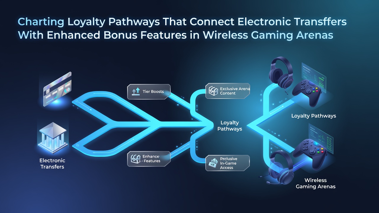 Darstellung von Loyalitätspfaden in mobilen Gaming-Plattformen mit Fokus auf elektronische Transfers und Bonusintegration